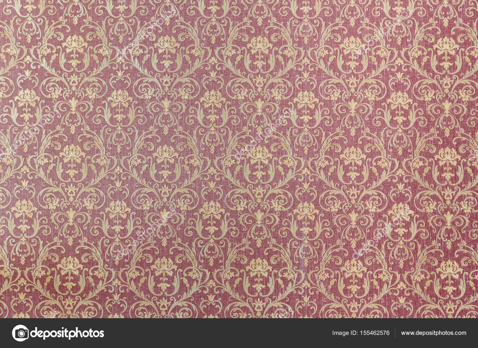 Patterned Red Wallpaper In The Expensive Interior - Free Wallpaper Thai , HD Wallpaper & Backgrounds