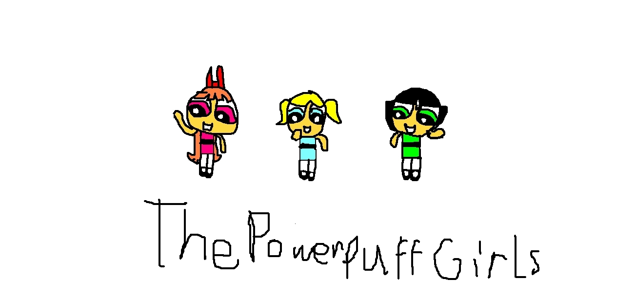 The Powerpuff Girls Images Drawing Ppg Hd Wallpaper - Cartoon , HD Wallpaper & Backgrounds