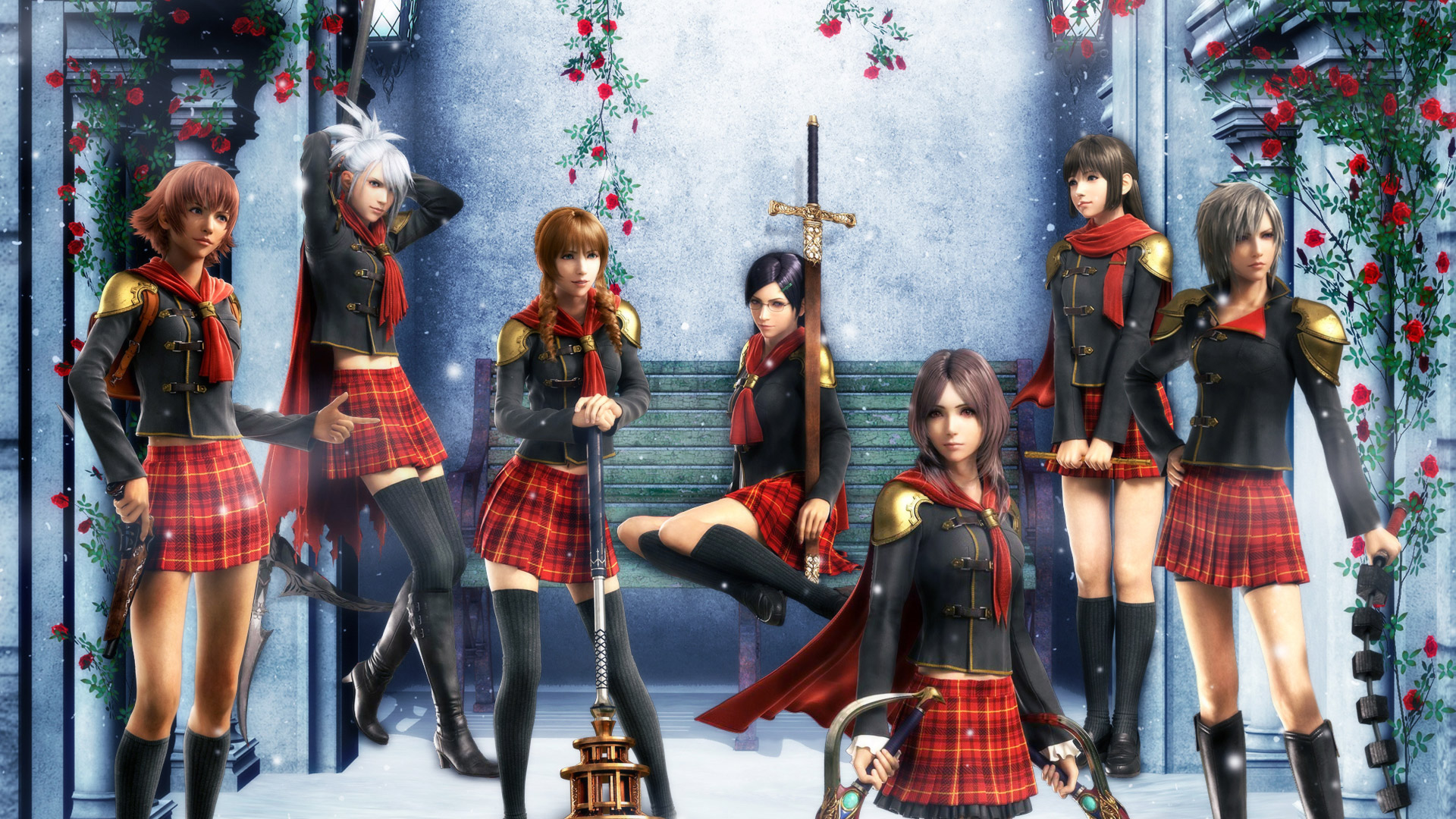 Final Fantasy Type 0 Wallpaper Girl , HD Wallpaper & Backgrounds