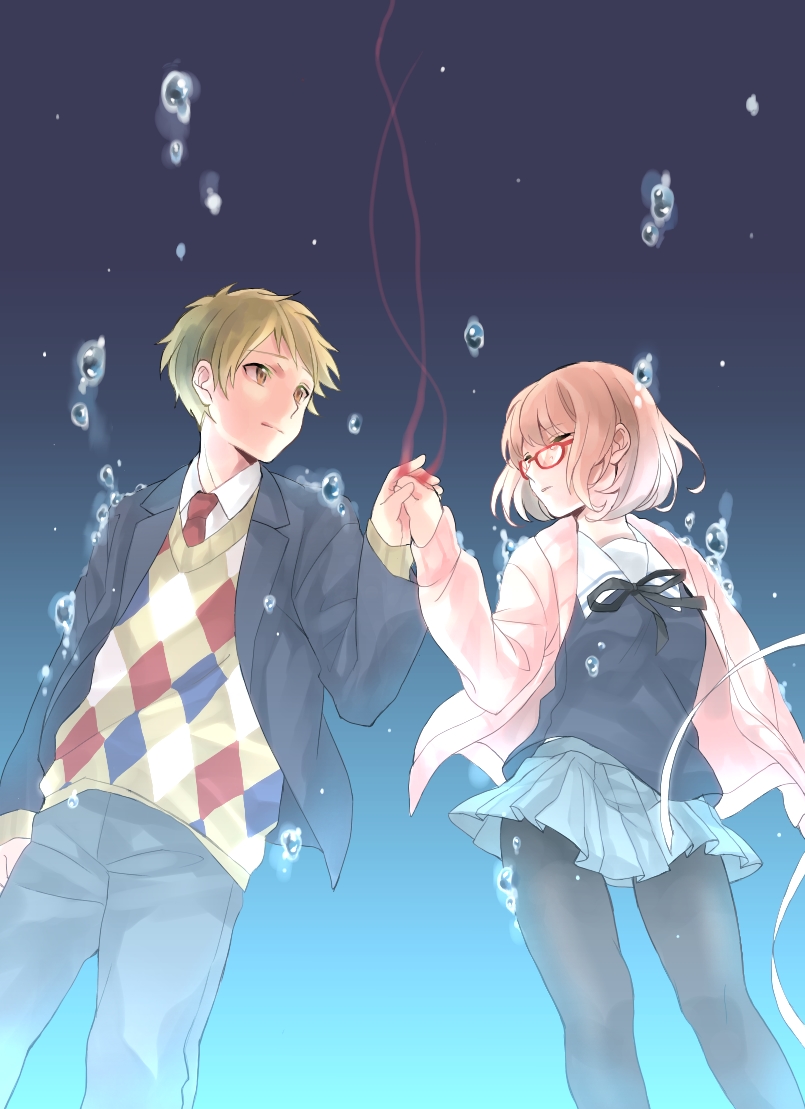 Mobile Wallpaper, Beyond The Boundary - Beyond The Boundary Akihito And Mirai , HD Wallpaper & Backgrounds