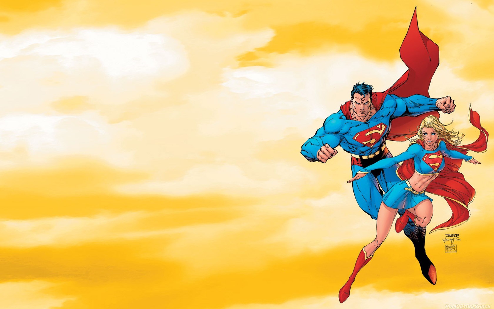 Superman Clark Kent And Supergirl Kara Kent Art - Superman Et Supergirl Comics , HD Wallpaper & Backgrounds