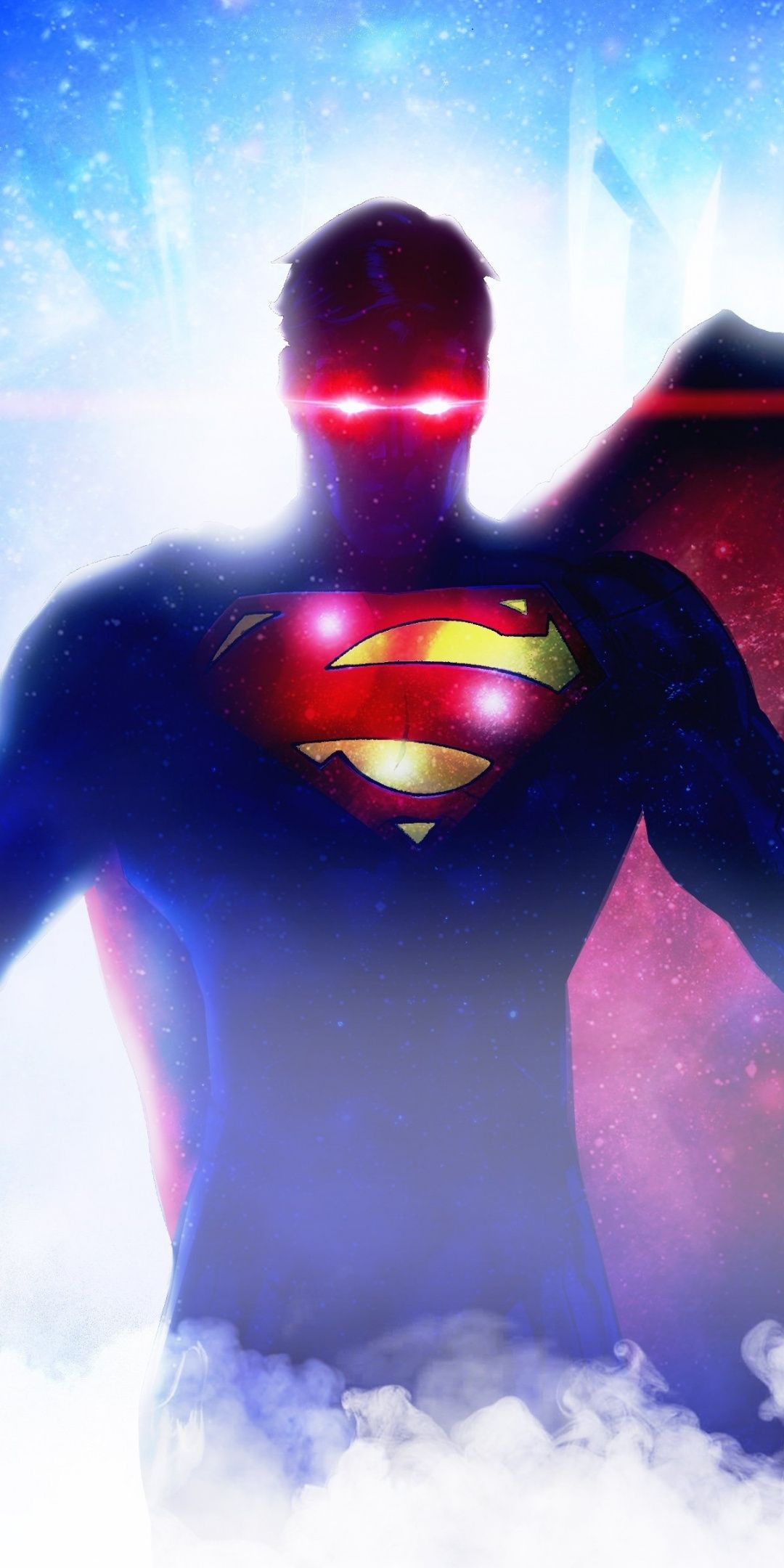 Superman, Glowing Eyes, Comic, Art, 2018, Wallpaper - Superman 4k , HD Wallpaper & Backgrounds