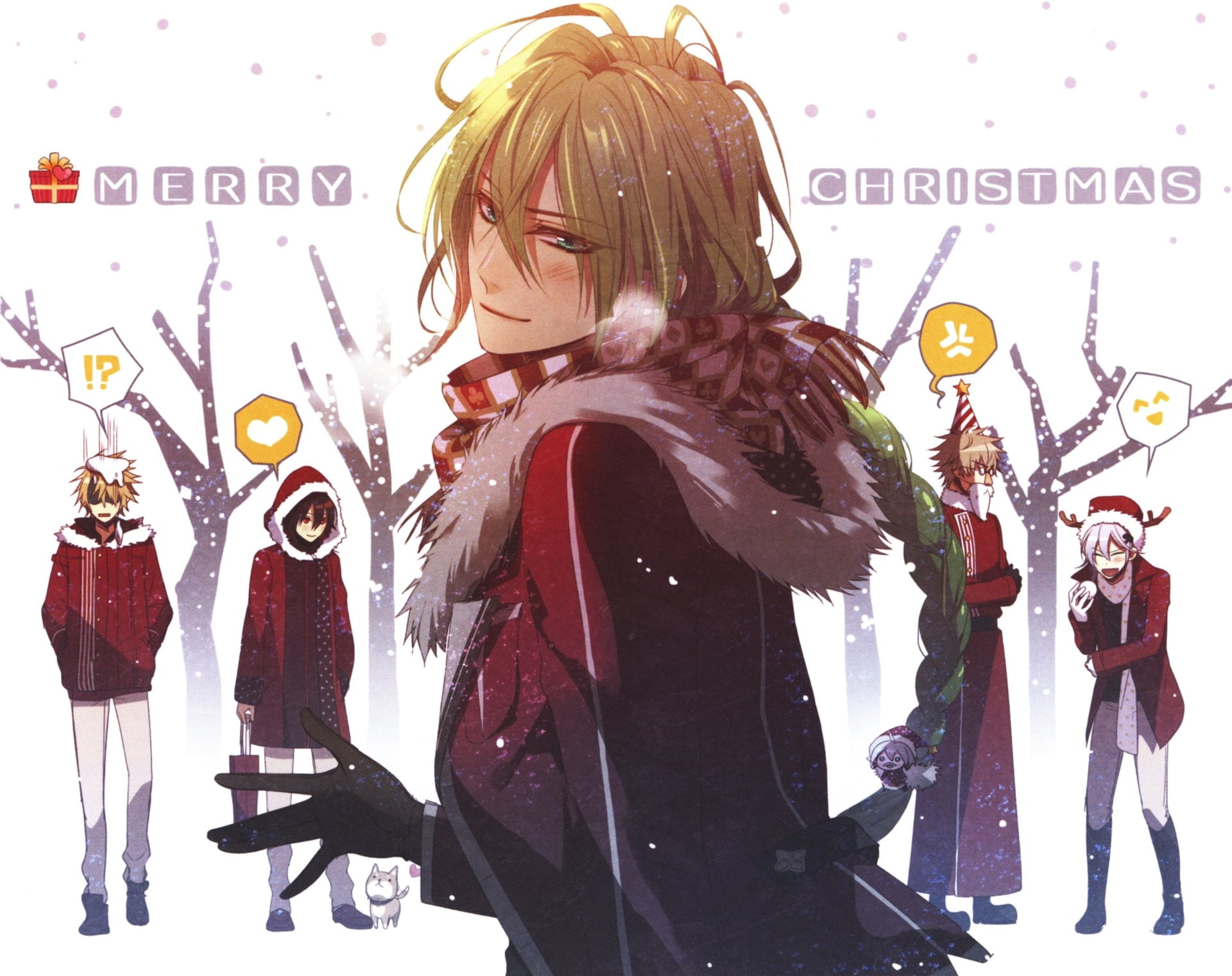 Anime, Amnesia, Ikki , Kent , Orion ( - Merry Christmas Anime Boy , HD Wallpaper & Backgrounds