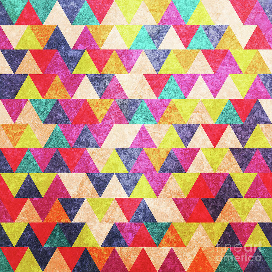 Triangle Geometric Pattern Ii - Triangle , HD Wallpaper & Backgrounds