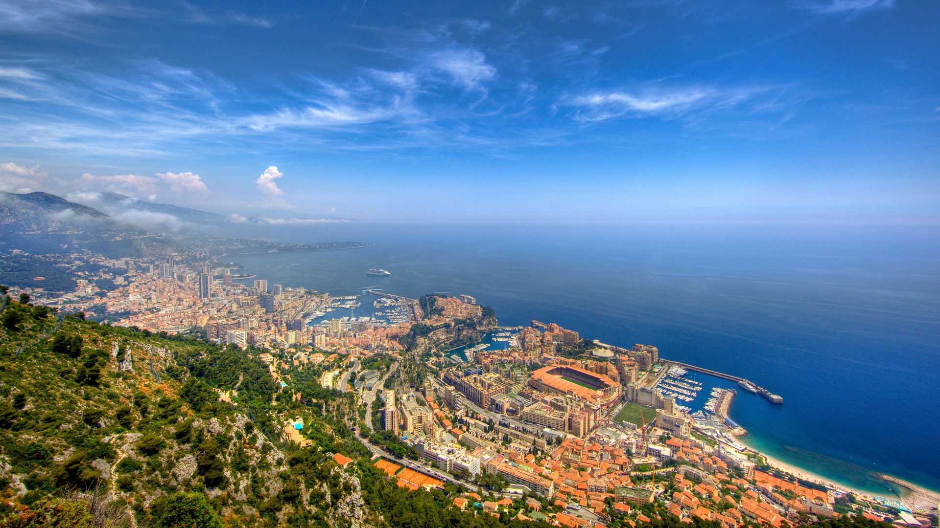 Monaco City Wallpaper , HD Wallpaper & Backgrounds