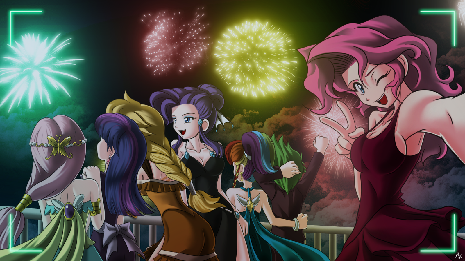 Mlp New Year Wallpapers Merry Christmas And Happy New - Mlp New Year 2018 , HD Wallpaper & Backgrounds