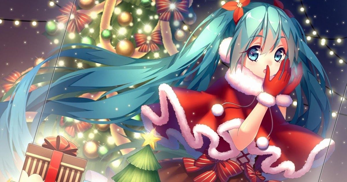 Anime Wallpaper New Year - Anime Christmas Wallpaper Hd , HD Wallpaper & Backgrounds