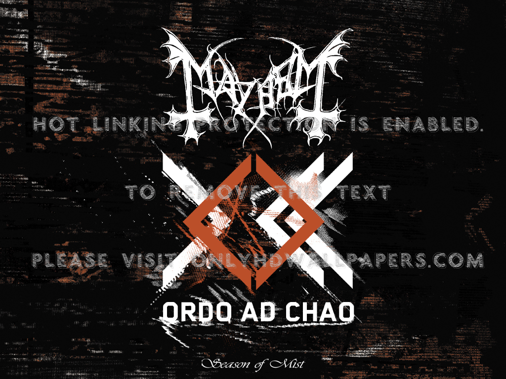 Mayhem T Shirt Ordo Ad Chaos , HD Wallpaper & Backgrounds