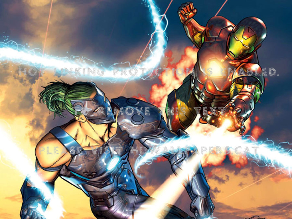 Iron Man Vs Whiplash #1 , HD Wallpaper & Backgrounds