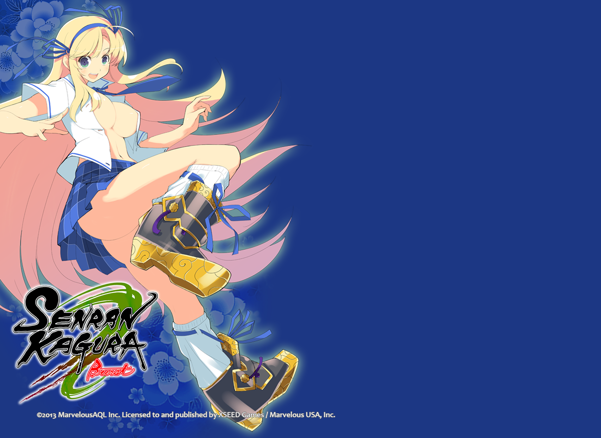 Senran Kagura Burst Wallpaper Twitter Wallpaper Download - Cartoon , HD Wallpaper & Backgrounds