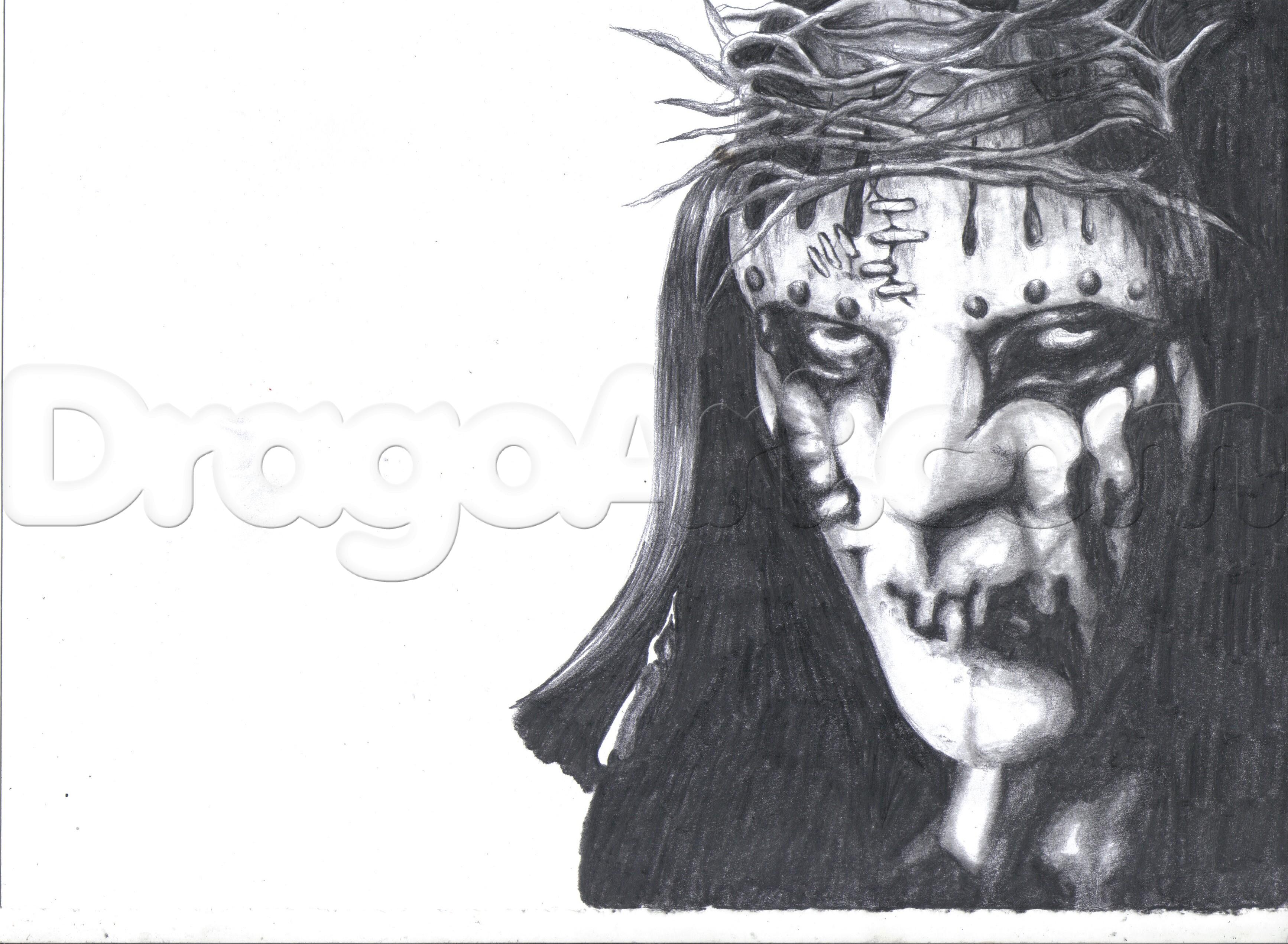 How To Draw Joey Jordison - Joey Jordison New Mask , HD Wallpaper & Backgrounds