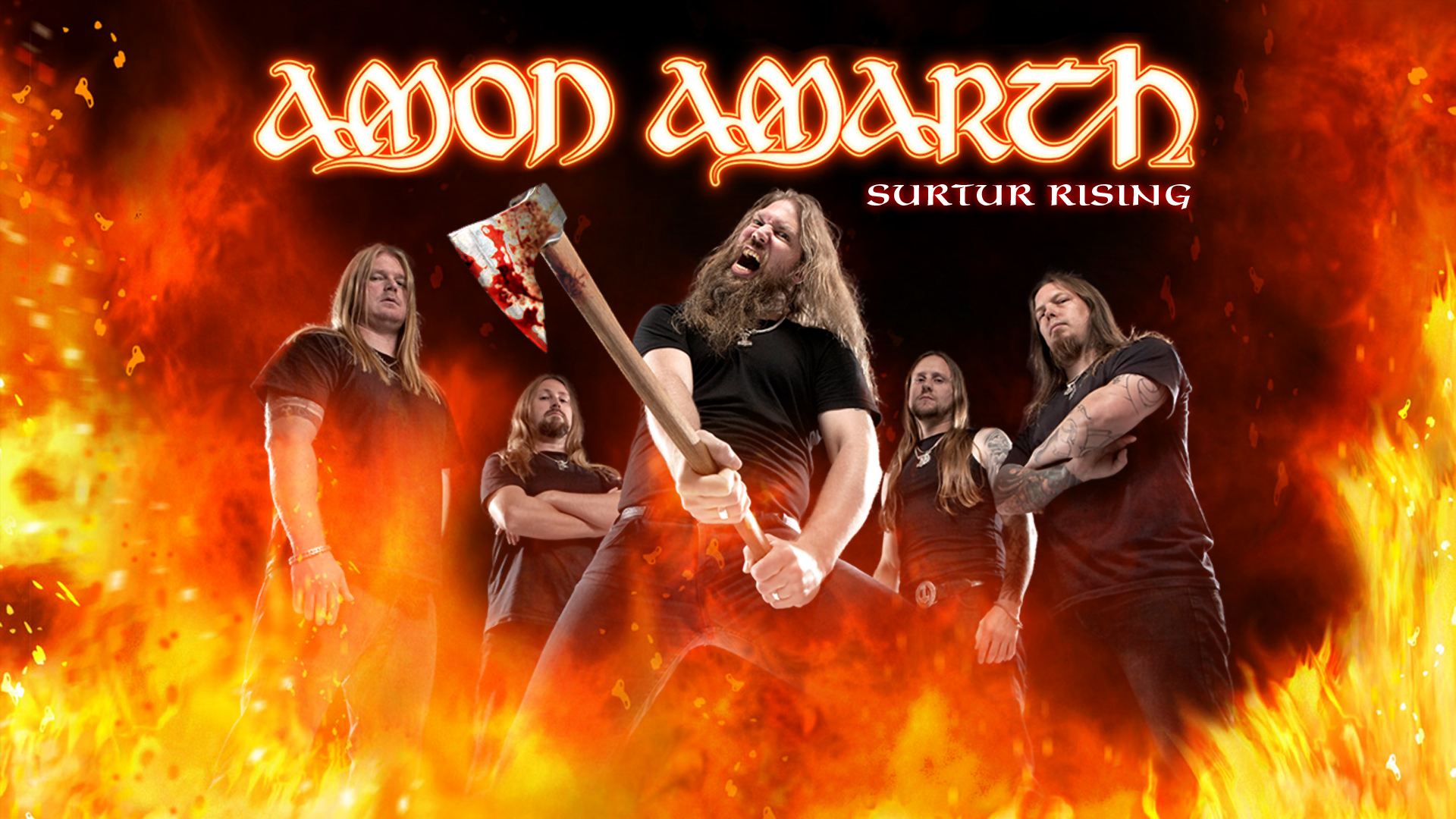 Amon Amarth Surtur Rising Wallpaper Amon Amarth Wallpaper - Amon Amarth , HD Wallpaper & Backgrounds