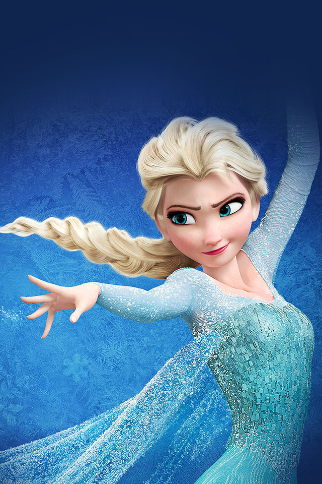 Com Apple Wallpaper Frozen Elsa Snow Magic Iphone4 - Ipad Wallpapers For Girls , HD Wallpaper & Backgrounds