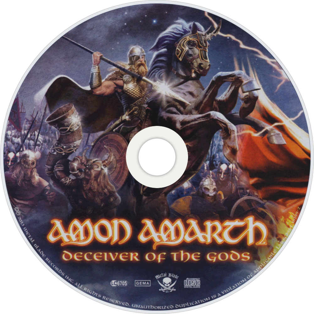 Amon Amarth Deceiver Of The Gods Cd Disc Image - Amon Amarth Deceiver Of The Gods Cd , HD Wallpaper & Backgrounds