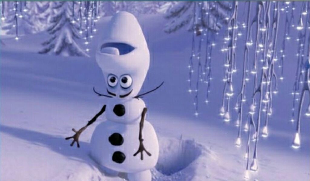 upside down olaf
