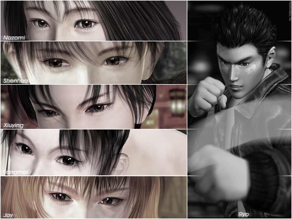 View Fullsize Shenmue Image - Collage , HD Wallpaper & Backgrounds