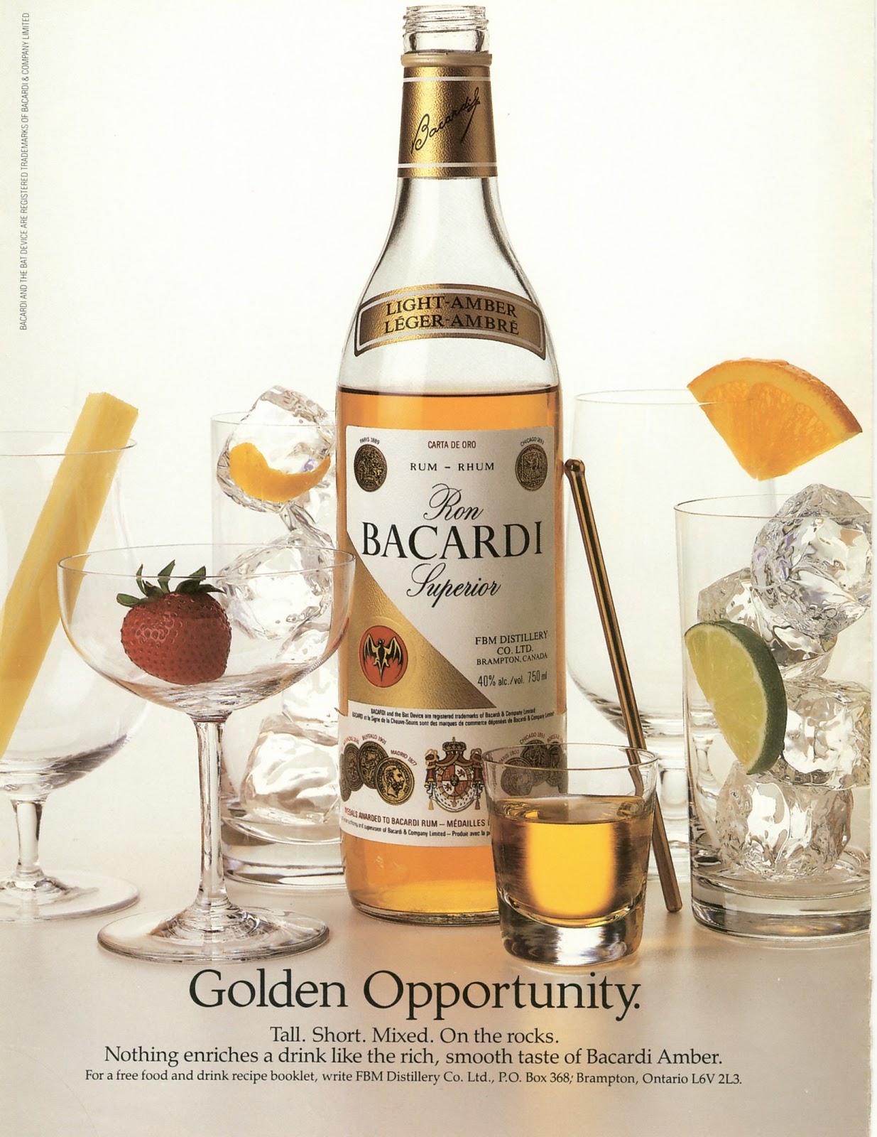 Bacardi Rum Wallpaper - Old Bacardi Ad , HD Wallpaper & Backgrounds