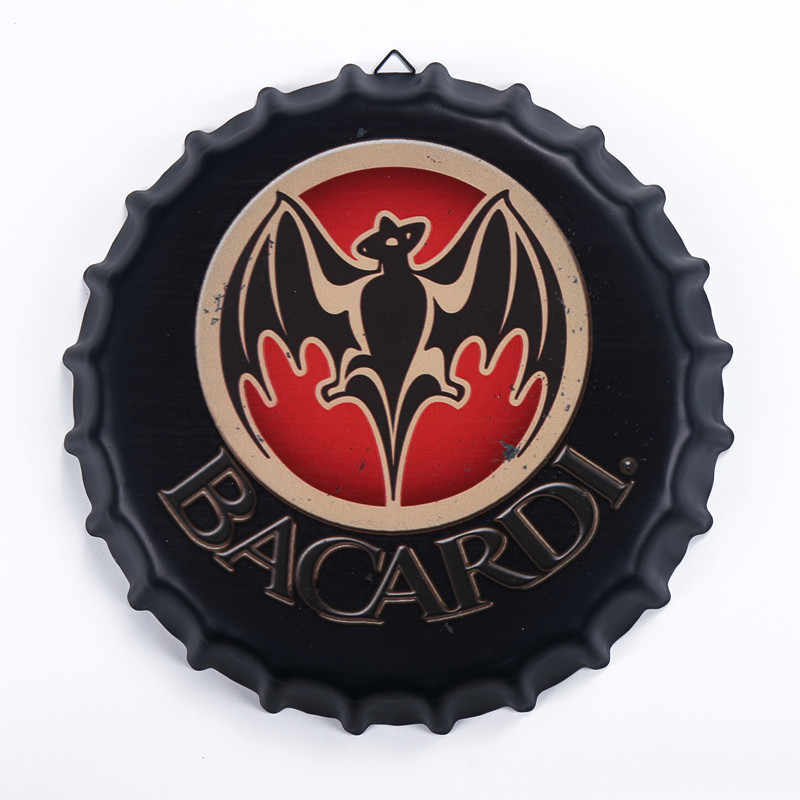 Detail Feedback Questions About Tin Sign Bacardi Vintage - Bacardi Logo Hd , HD Wallpaper & Backgrounds