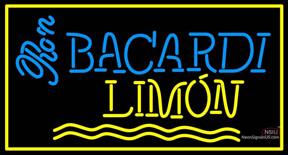 Bacardi Limon Neon Rum Sign Download Image - Electronic Signage , HD Wallpaper & Backgrounds