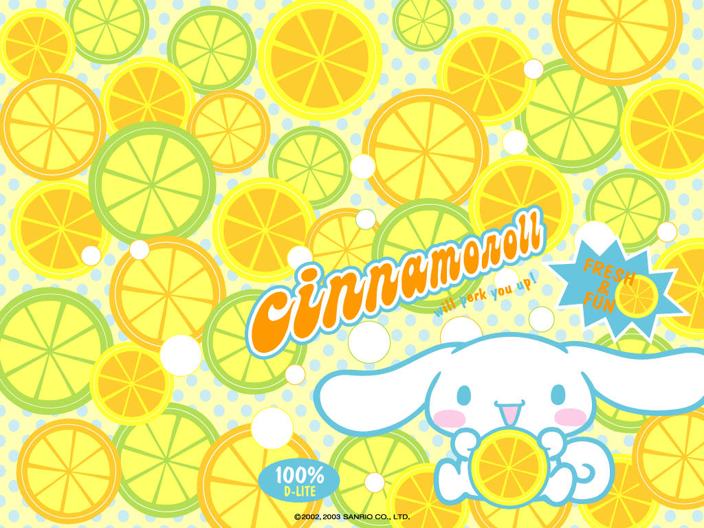 Anime, Sanrio, Cinnamoroll, Lemon, Wallpaper - Cinnamoroll D Lite , HD Wallpaper & Backgrounds