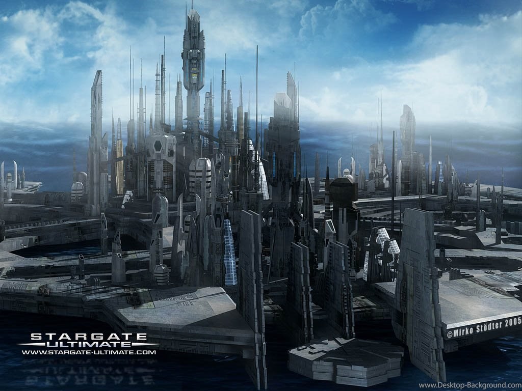 Stargate Wallpapers Wallpapers Stargate Sg 1 Stargate - Stargate Atlantis Ancient City , HD Wallpaper & Backgrounds