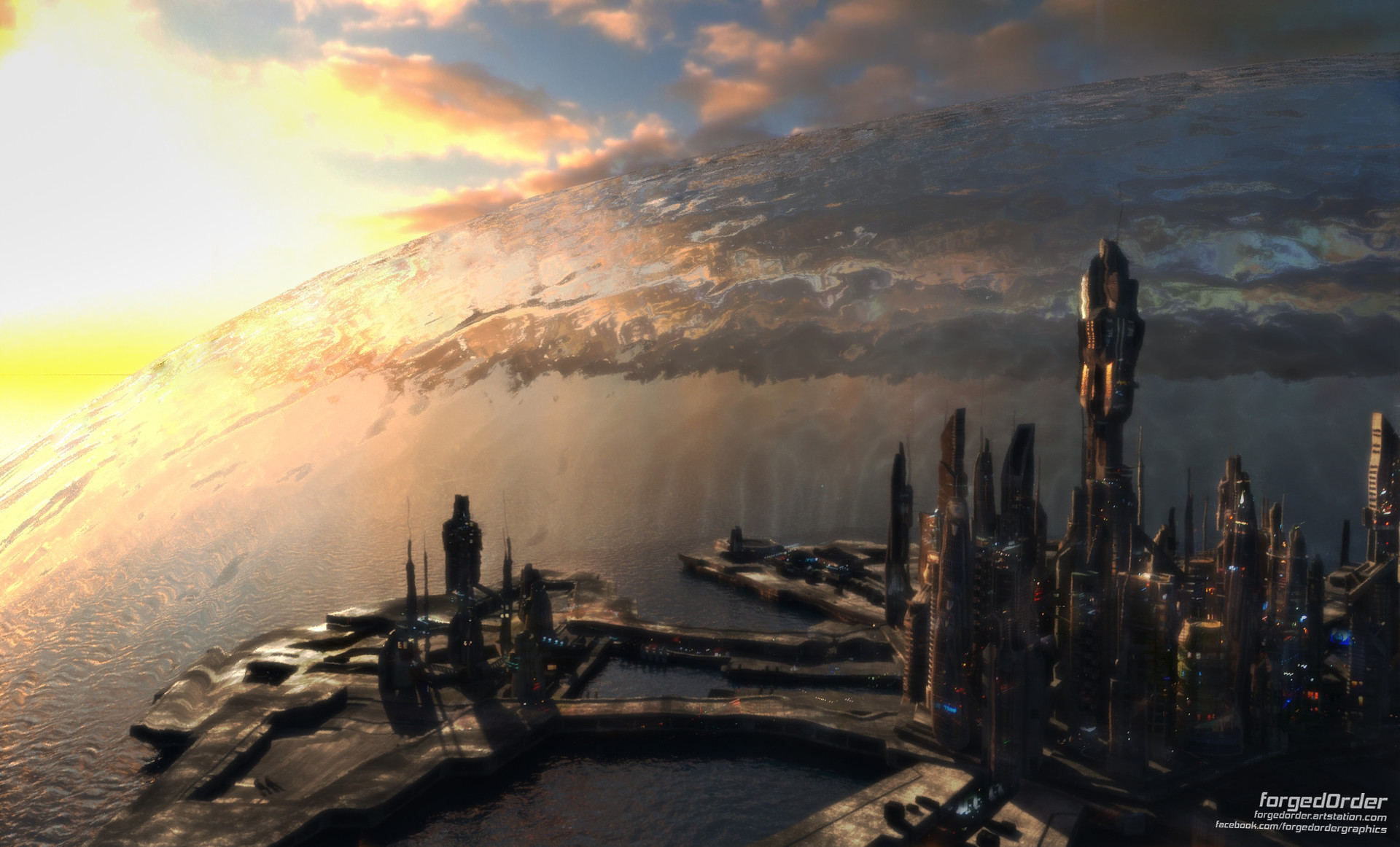 Stargate Atlantis - The City - Stargate Atlantis City , HD Wallpaper & Backgrounds