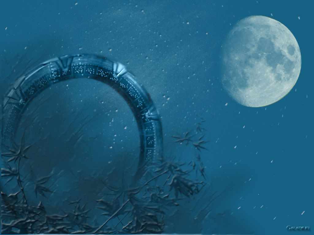 Stargate Atlantis Walls - Moon , HD Wallpaper & Backgrounds