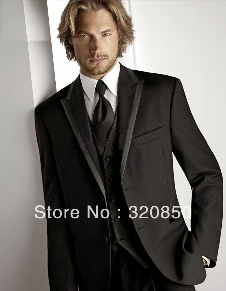 Latest Black Three Piece Pant Coat Styles For Gents - Rich Man In A Suit , HD Wallpaper & Backgrounds