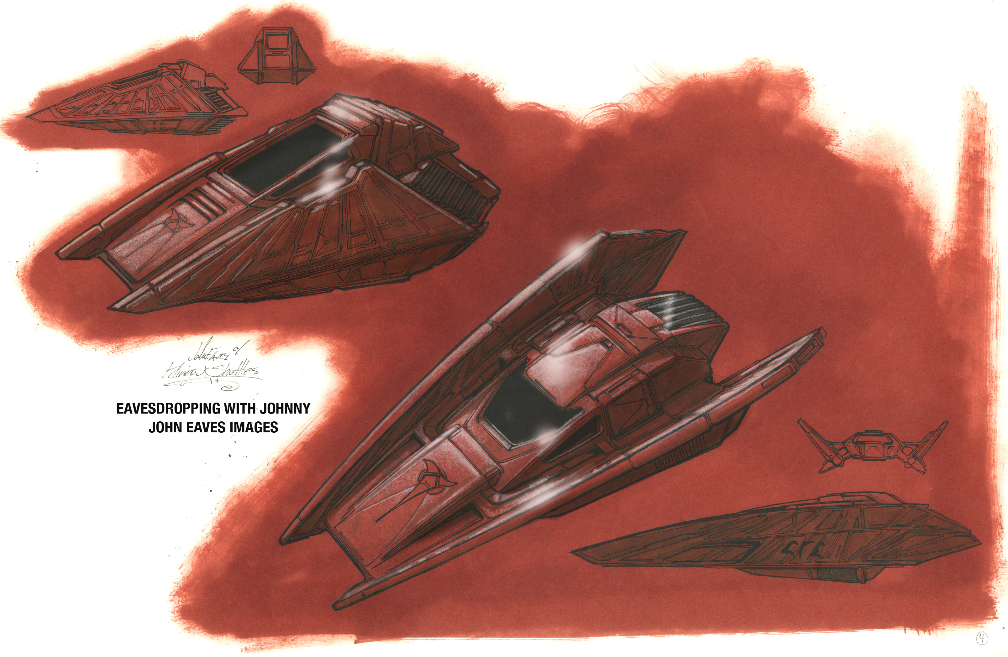Shuttles 1 & - Tos Klingon Shuttle , HD Wallpaper & Backgrounds