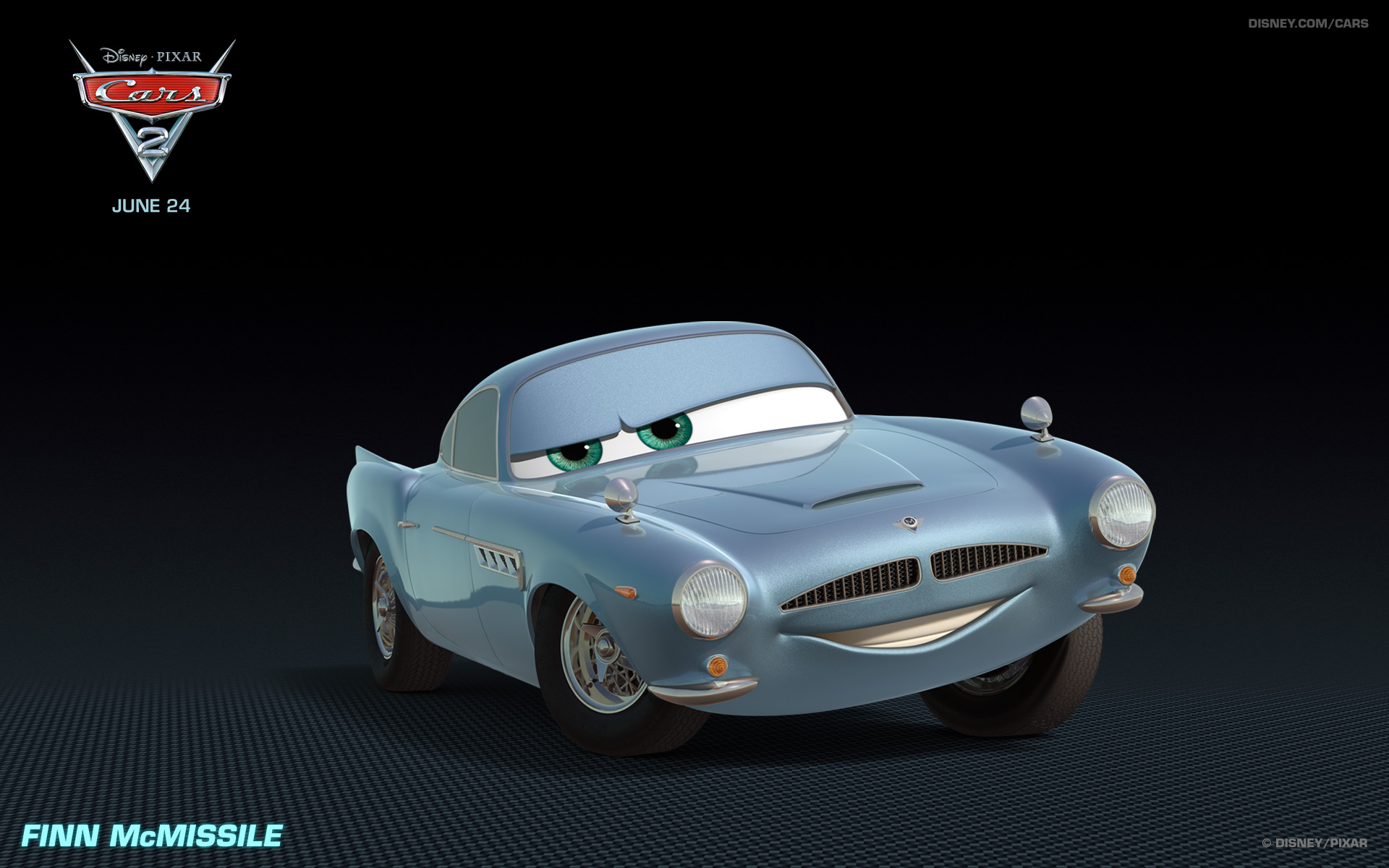 Pixar's Cars 2 Wallpapers - Spy Car From Cars 2 , HD Wallpaper & Backgrounds