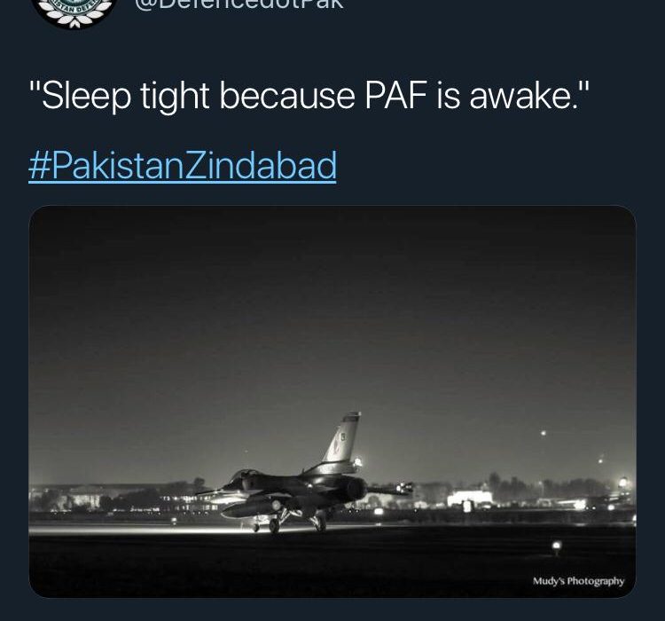 Pakistan Air Force Trolled Badly On Social Media After - Sleep Tight Paf Is Awake , HD Wallpaper & Backgrounds