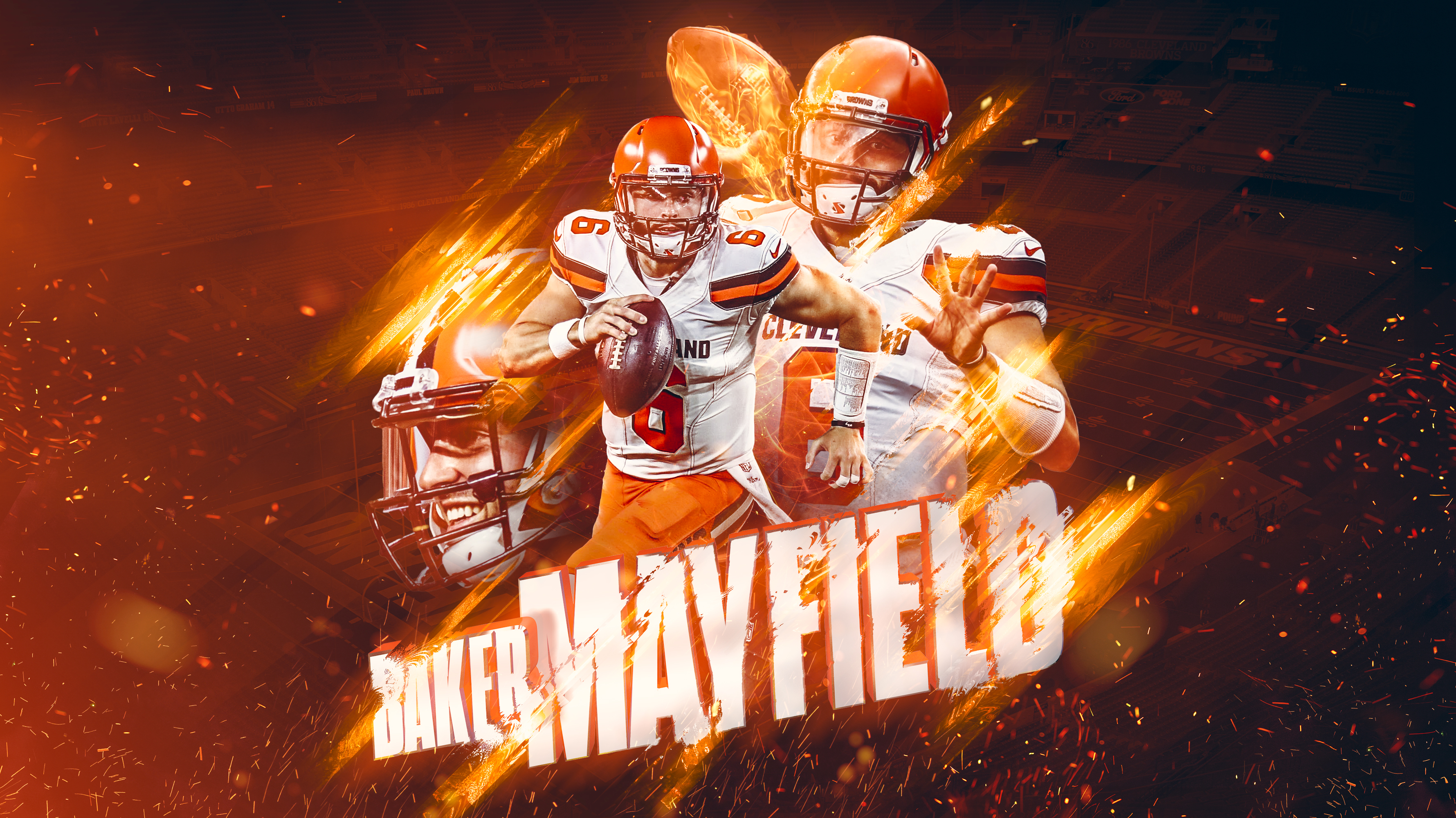 Baker Mayfield Desktop Wallpaper - Baker Mayfield , HD Wallpaper & Backgrounds
