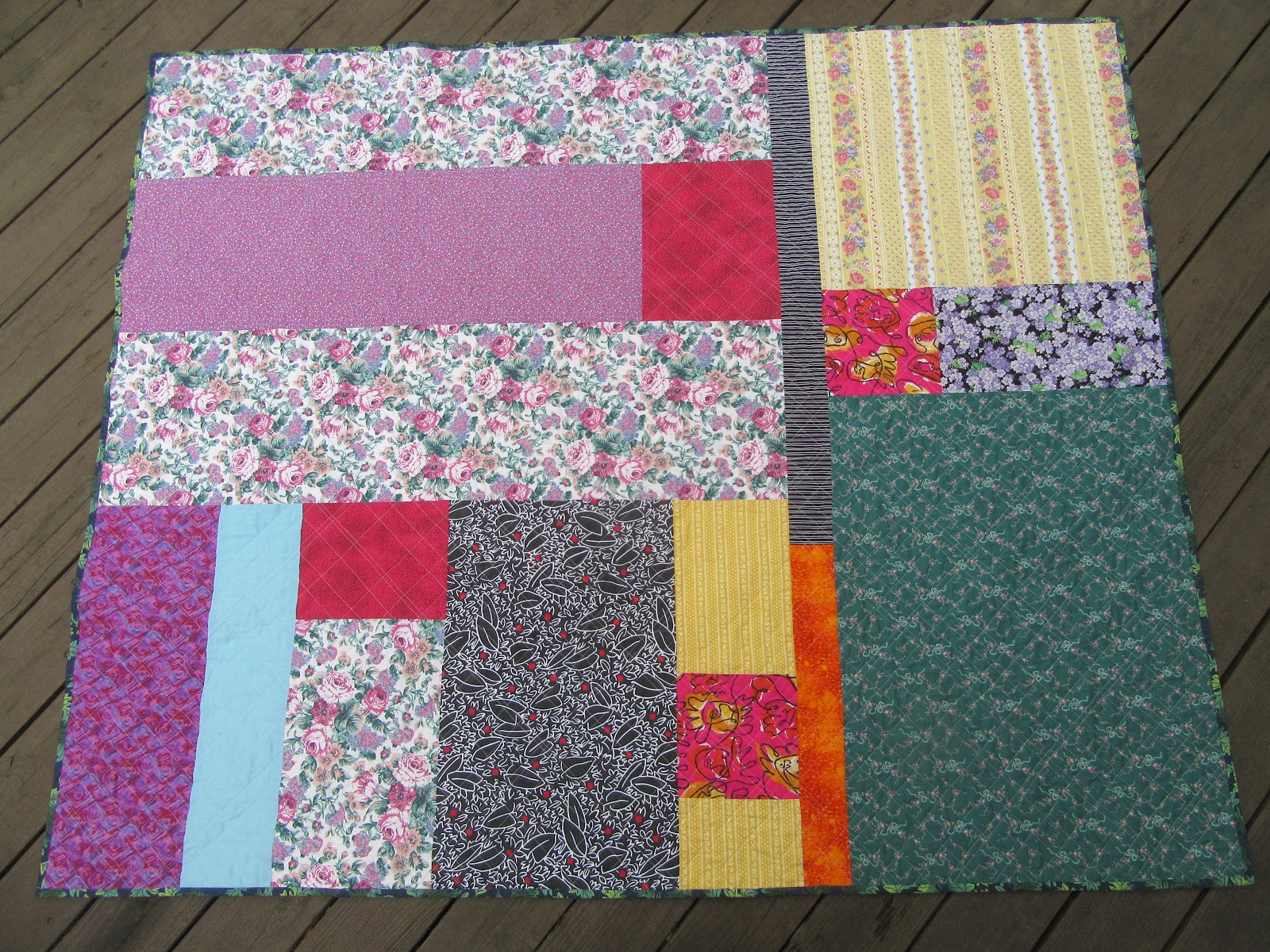 And There's My First Finished Quilt From Sujata Shah's - Patchwork , HD Wallpaper & Backgrounds