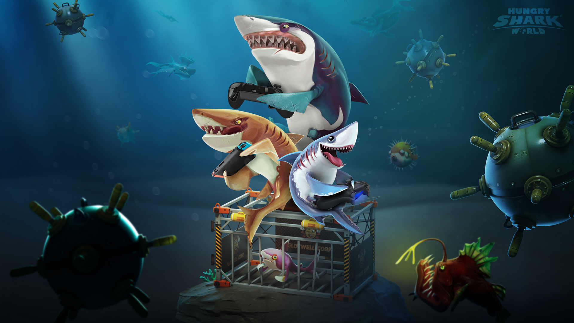Hungry Shark World Console - Hungry Shark World Console Xbox , HD Wallpaper & Backgrounds