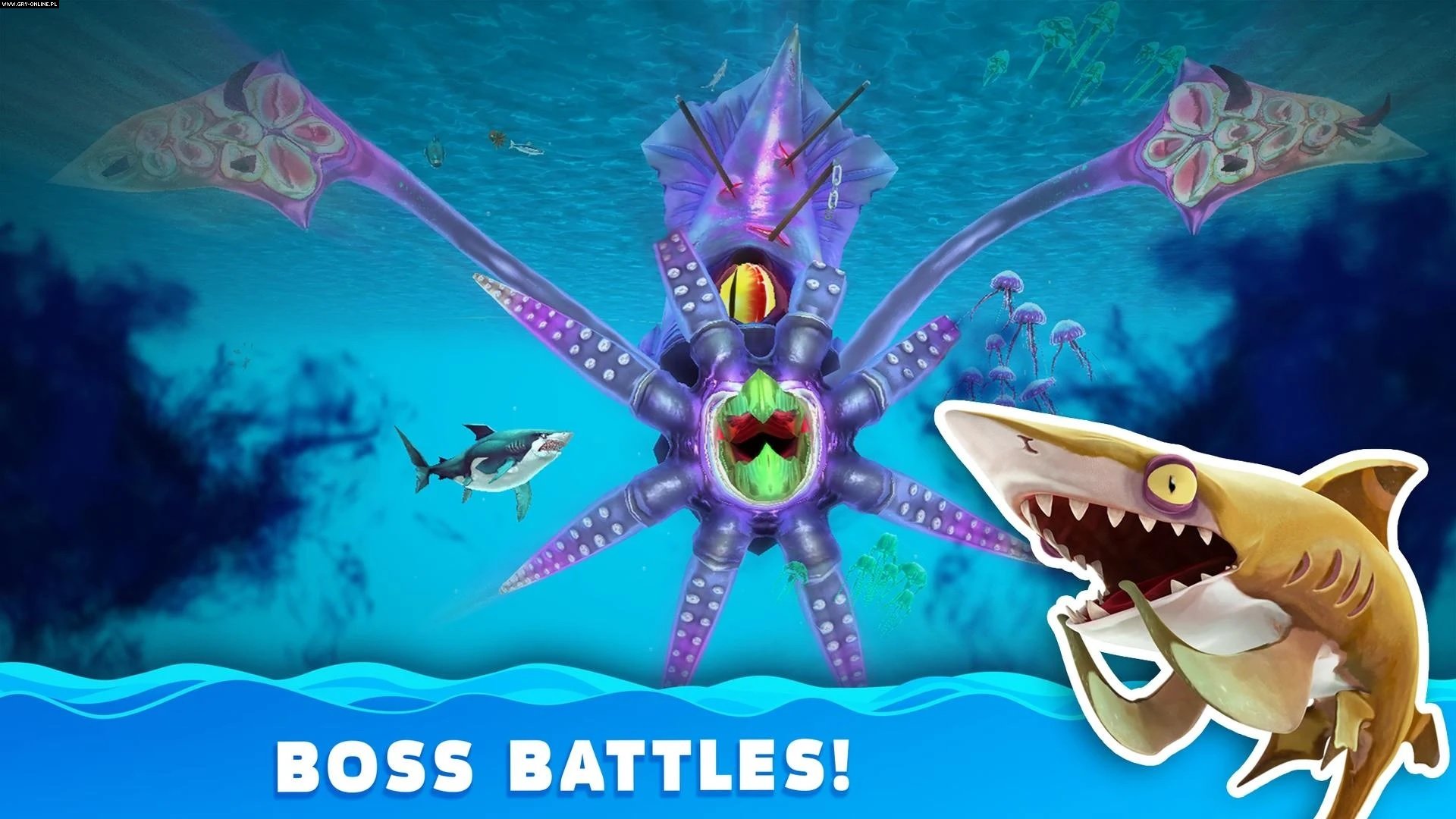 Hungry Shark World And, Ios Games Image 12/16, Future - Boss Battle Hungry Shark World , HD Wallpaper & Backgrounds