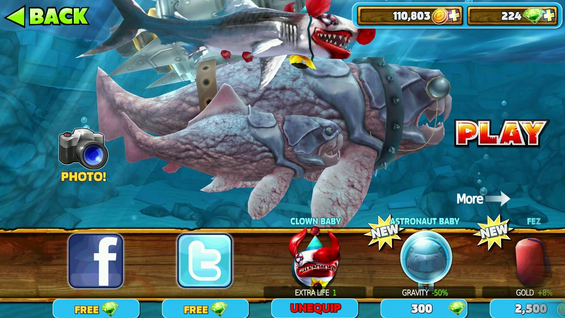 Hungry Shark World Dunkleosteus , HD Wallpaper & Backgrounds