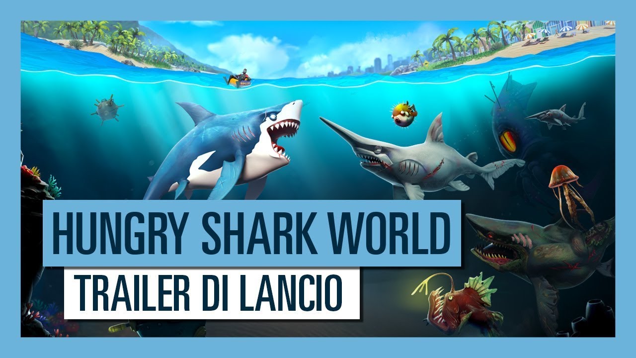 Hungry Shark World Console , HD Wallpaper & Backgrounds