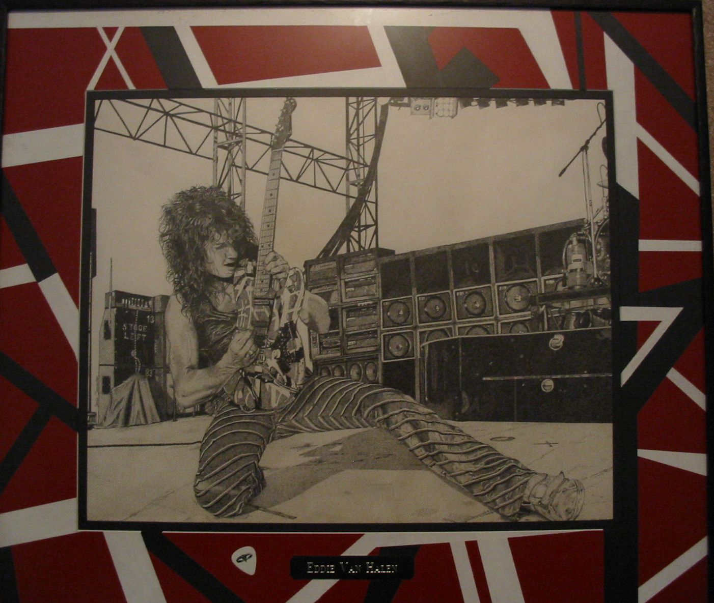 Eddie Van Halen Images My Eddie Artwork Hd Wallpaper - Poster , HD Wallpaper & Backgrounds