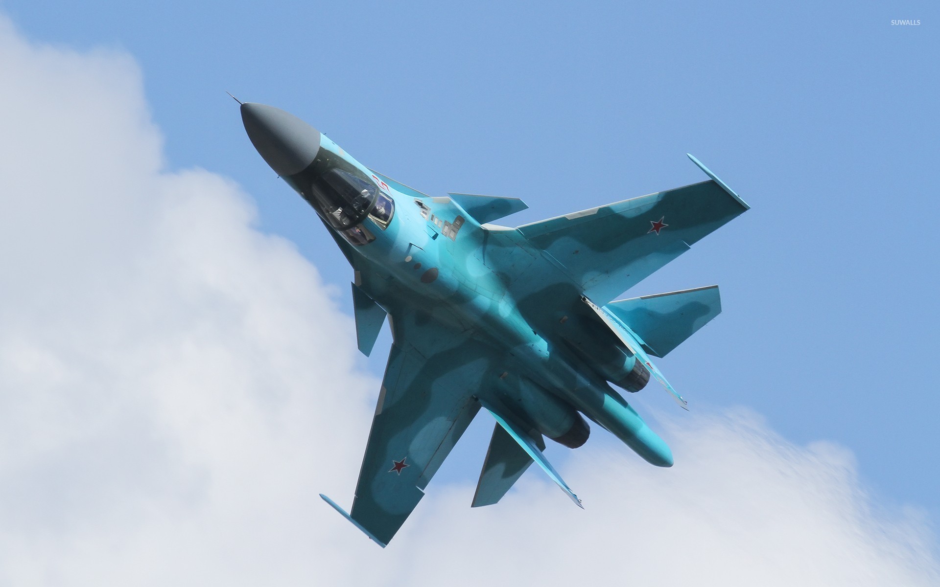 Sukhoi Su-27 Wallpapers - Sukhoi Su-34 , HD Wallpaper & Backgrounds