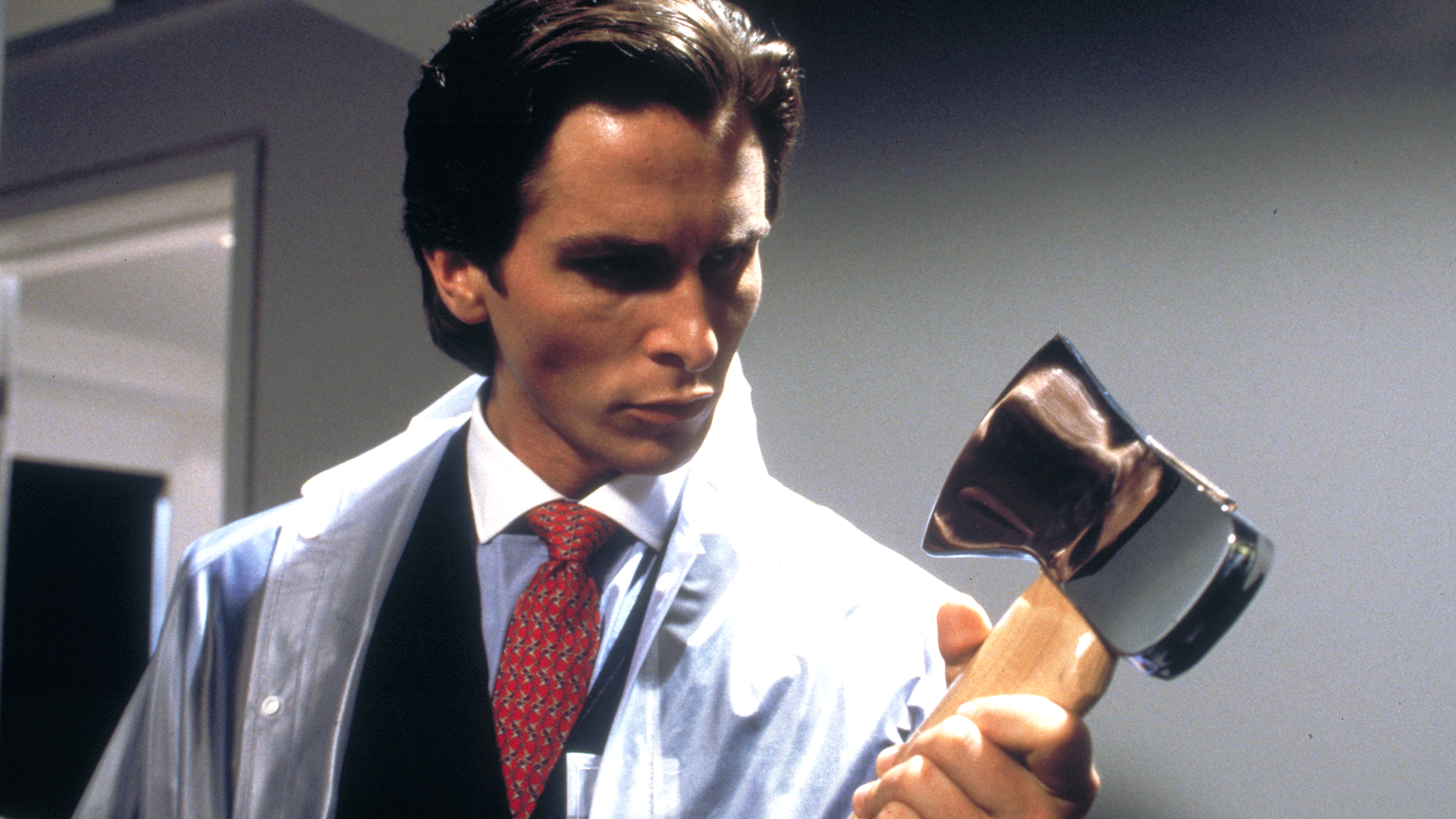 The Fear Of God - Christian Bale American Psycho Axe , HD Wallpaper & Backgrounds