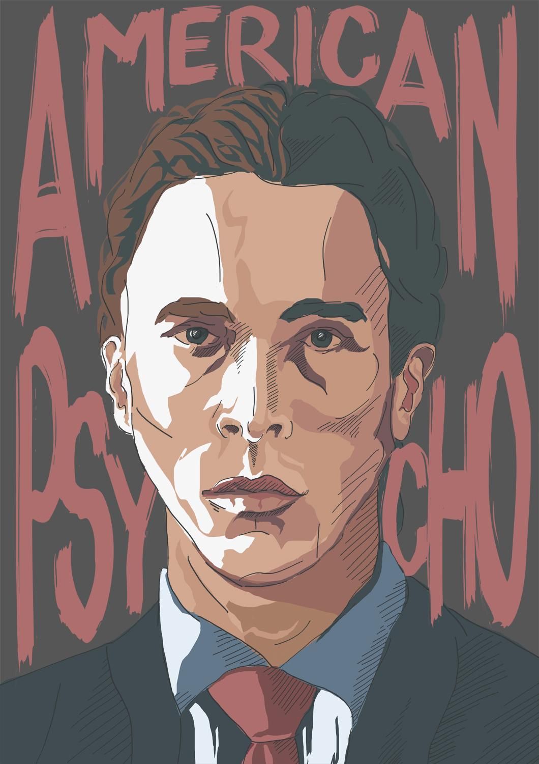 American Psycho Hd Wallpaper From Gallsource - Cartoon , HD Wallpaper & Backgrounds