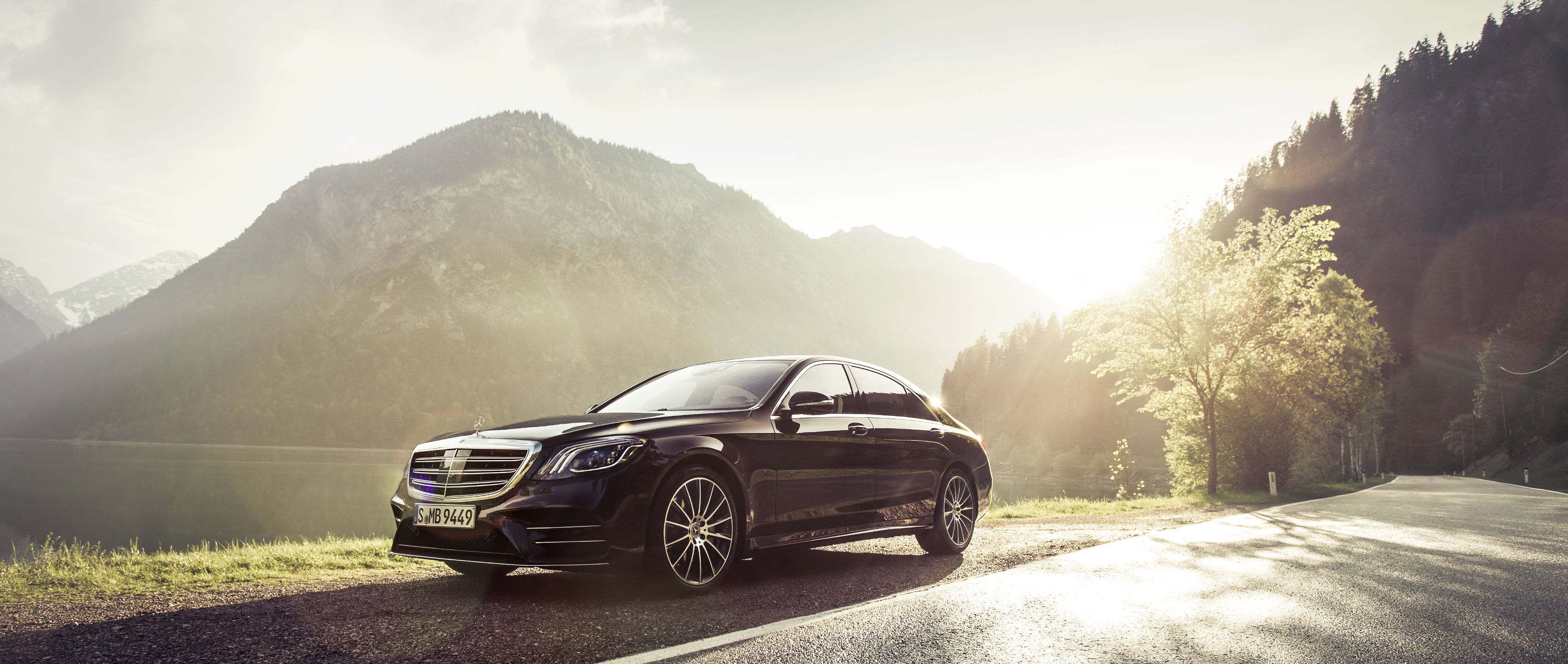 Mercedes c class в горах