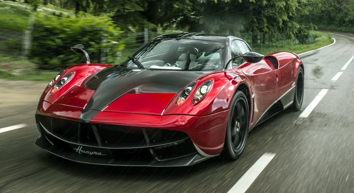 Top 50 Supercars Listed By Power To Weight Ratios - Pagani Huayra Red And Black , HD Wallpaper & Backgrounds
