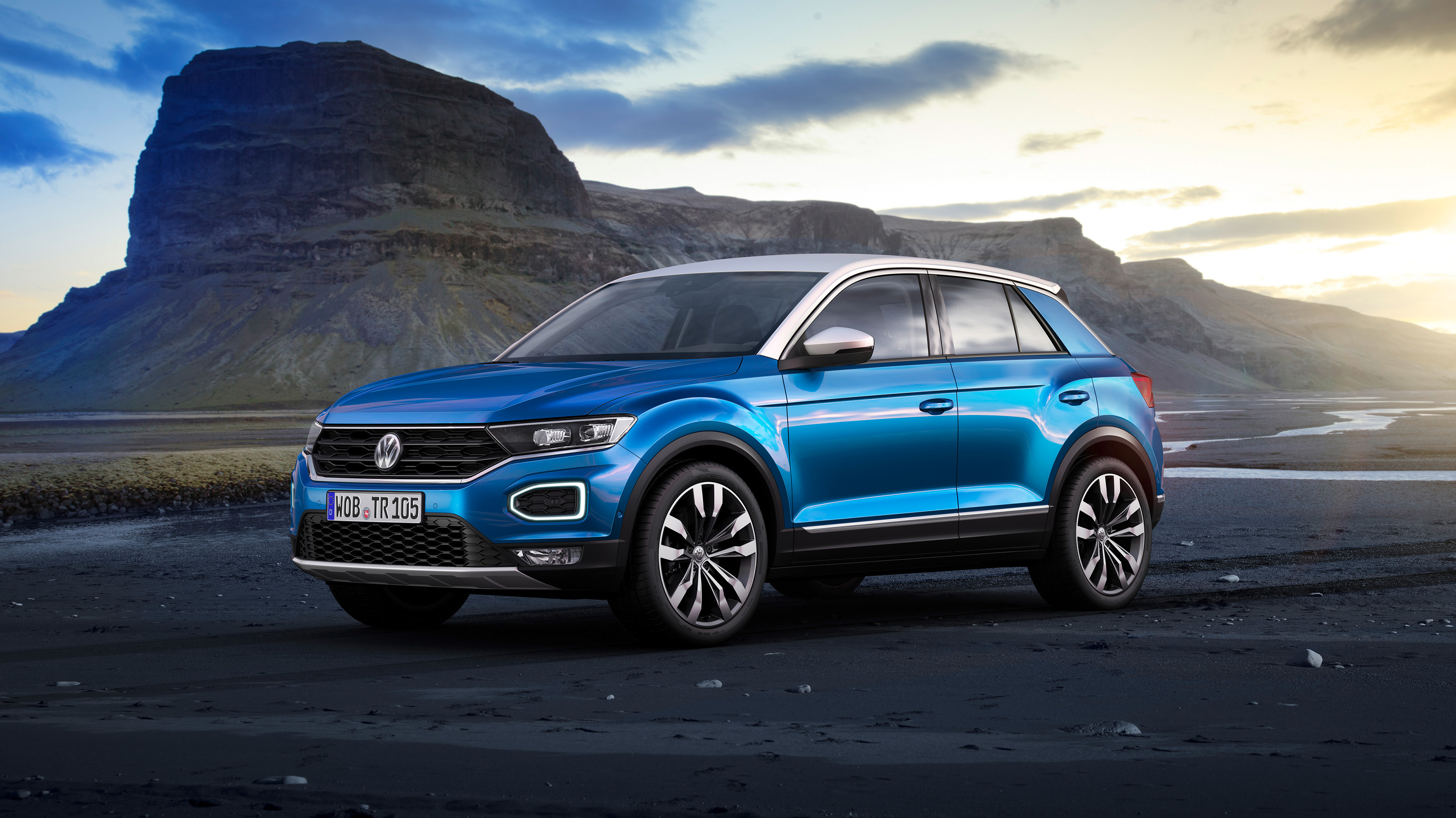 2018 Volkswagen T Roc Suv 4k , HD Wallpaper & Backgrounds