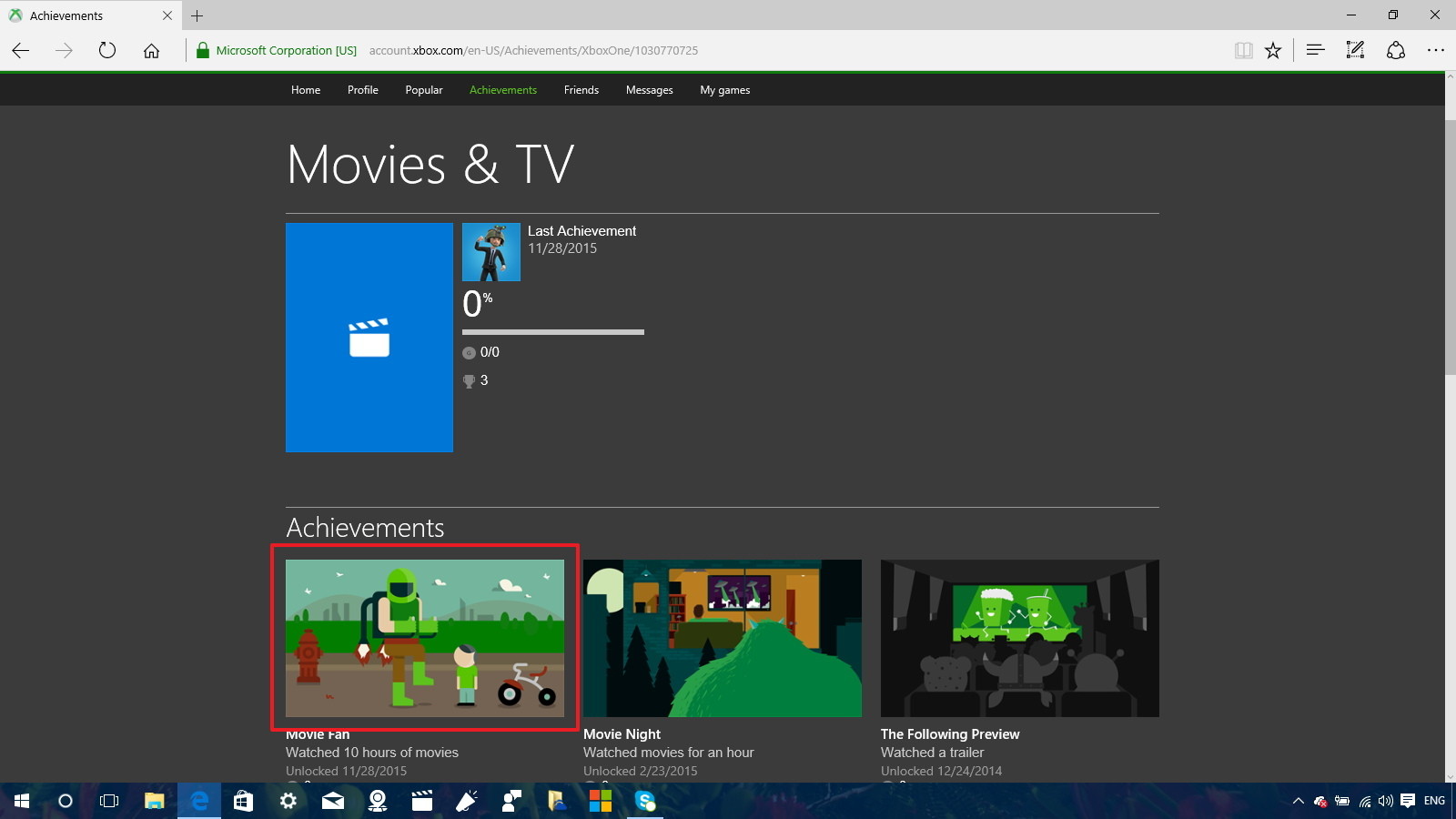 Click On Any Unlocked Achievement - Windows 10 Xbox Theme , HD Wallpaper & Backgrounds