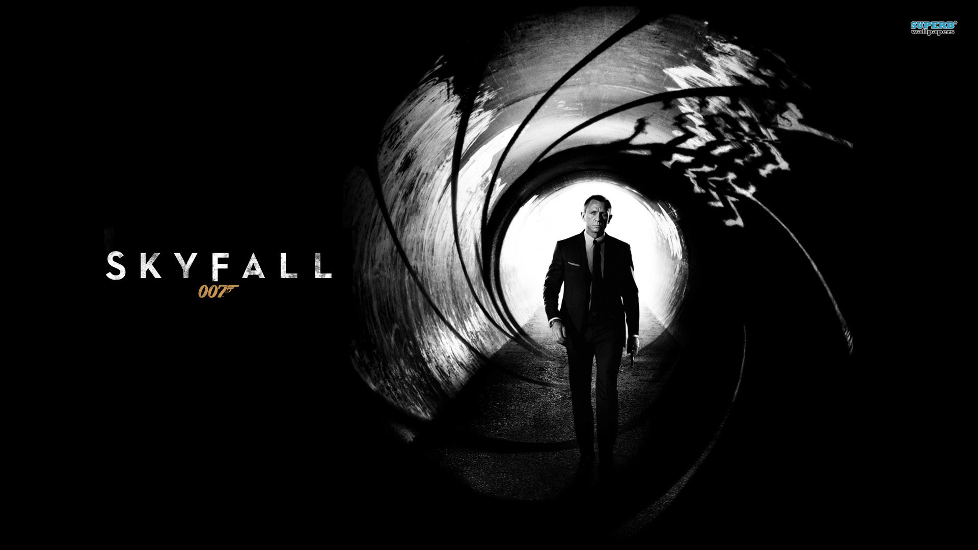 007 Wallpapers Group - James Bond Logo Skyfall , HD Wallpaper & Backgrounds