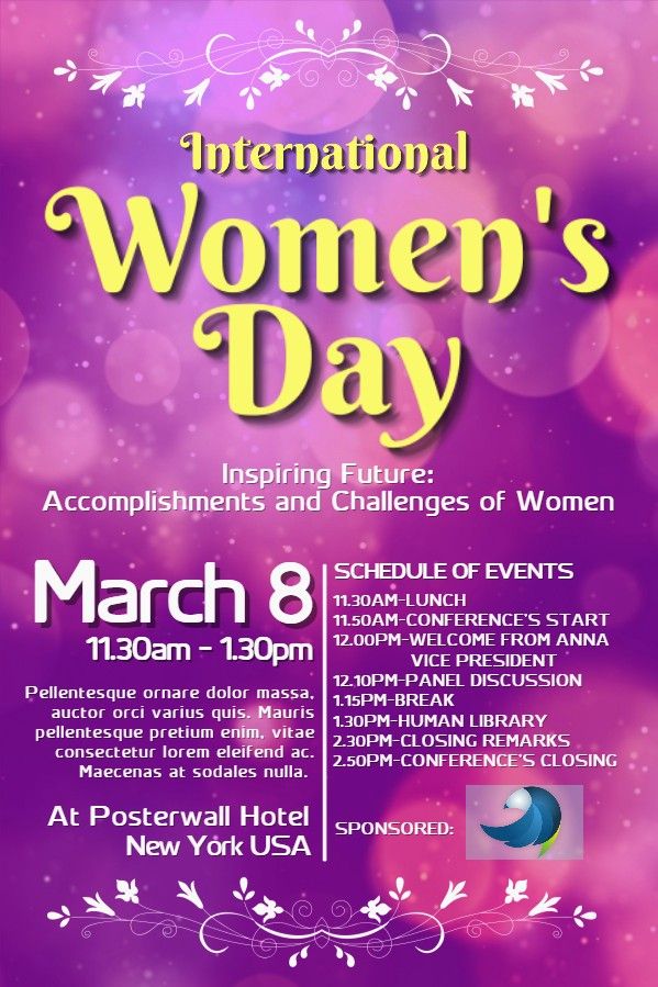 Download Image - International Women's Day Flyer , HD Wallpaper & Backgrounds