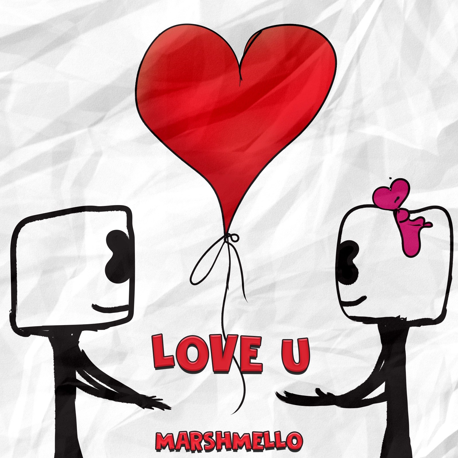 Keep Calm And I Love You Ashu Poster - Marshmello Love U , HD Wallpaper & Backgrounds