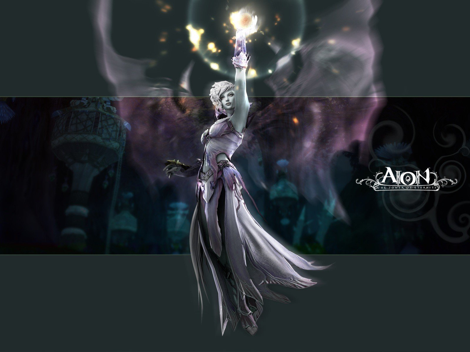 Aion Online, Sorcerer, Asmodian 4k Hd Wallpaper - Aion Online Asmodian , HD Wallpaper & Backgrounds