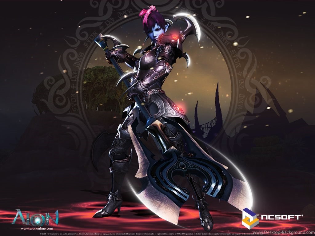 Aion Asmodian Gladiator , HD Wallpaper & Backgrounds